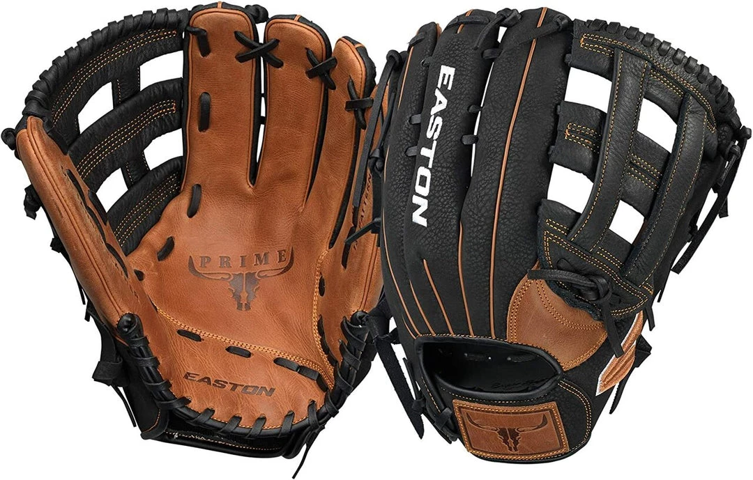 Easton Prime Slowpitch 12.50" Utility Glove - Black Tan 5 Easton Prime Slowpitch 12.50" Utility Glove - Black Tan