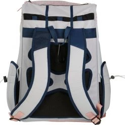Rawlings R800 Softball Backpack - Gray Navy Rose Gold