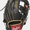 Rawlings 2021 R9 Series 11.50" 200-Pattern Infield Glove R9204-2BG - Black Gold 2 Rawlings 2021 R9 Series 11.50" 200-Pattern Infield Glove R9204-2BG - Black Gold