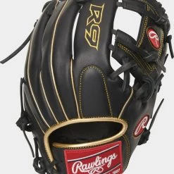 Rawlings 2021 R9 Series 11.50" 200-Pattern Infield Glove R9204-2BG - Black Gold