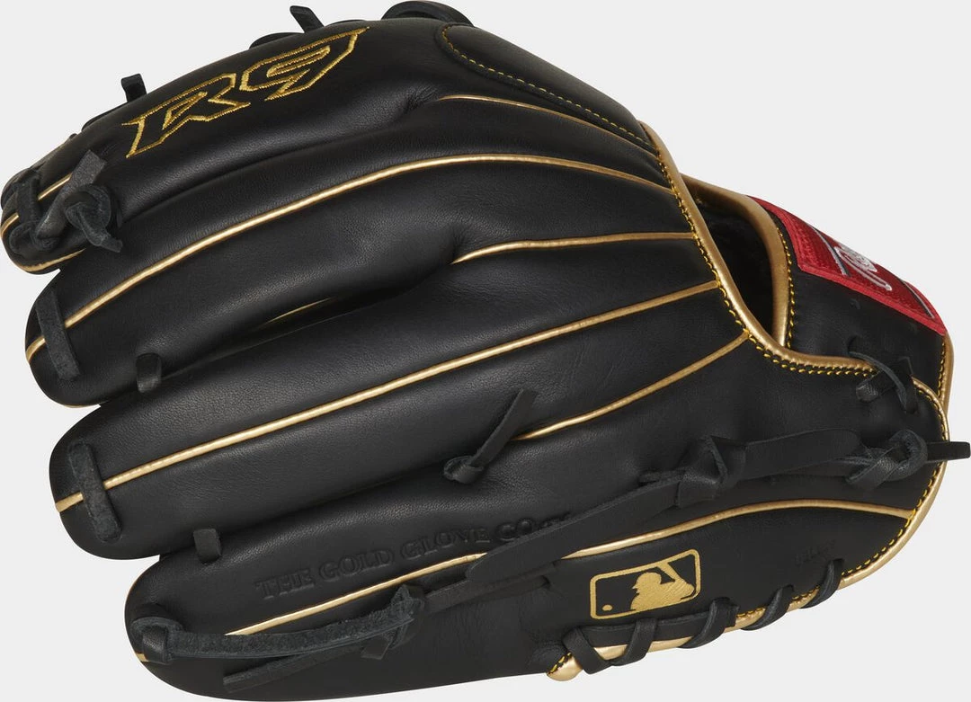 Rawlings 2021 R9 Series 11.50" 200-Pattern Infield Glove R9204-2BG - Black Gold 6 Rawlings 2021 R9 Series 11.50" 200-Pattern Infield Glove R9204-2BG - Black Gold