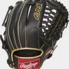 Rawlings 2021 R9 Series 11.75" Infield/Pitcher's Glove R9205-4BG - Black Gold Baseball