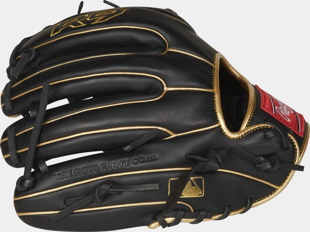 Rawlings 2021 R9 Series 11.50" 31-Pattern Infield Glove R9314-2BG - Black Gold 6 Rawlings 2021 R9 Series 11.50" 31-Pattern Infield Glove R9314-2BG - Black Gold