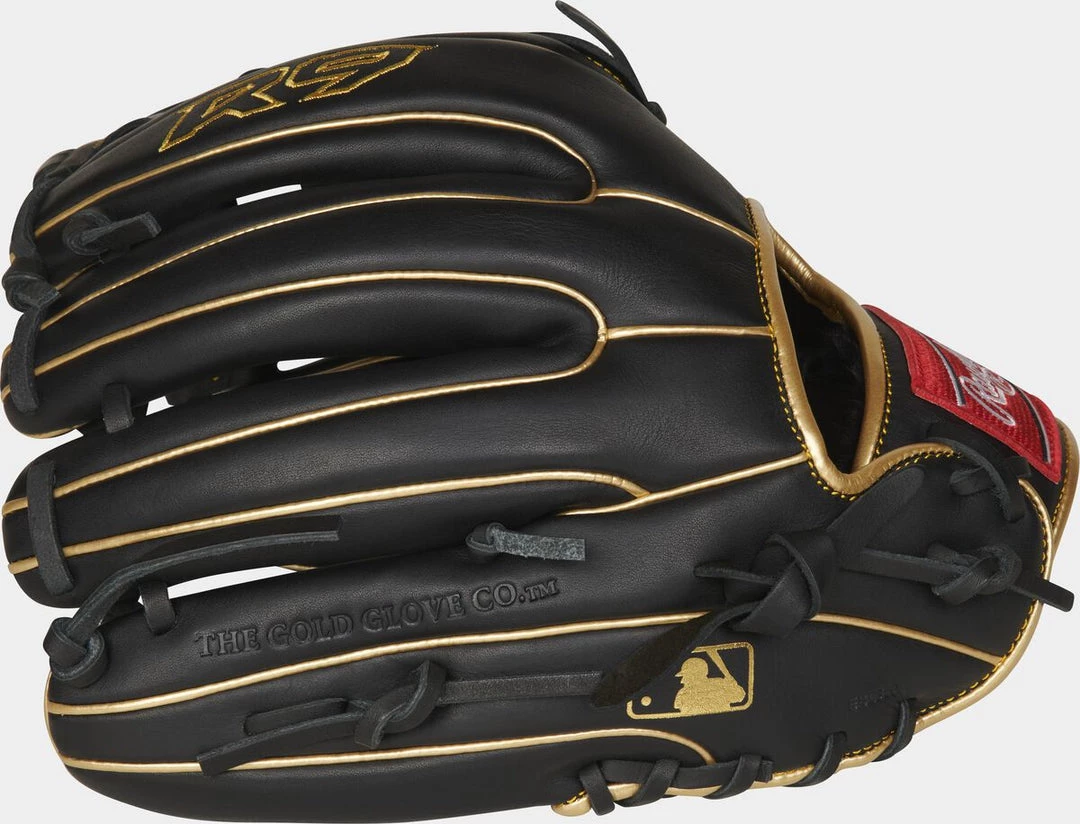 Rawlings 2021 R9 Series 11.75" Infield Glove R9315-6BG - Black Gold Baseball 6 Rawlings 2021 R9 Series 11.75" Infield Glove R9315-6BG - Black Gold Baseball