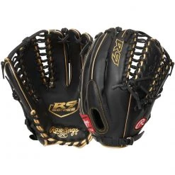 Baseball Rawlings 2021 R9 Series 12.75" Outfield Glove R96019BGFS - Black Gold 8 Baseball Rawlings 2021 R9 Series 12.75
