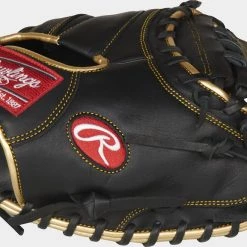 Rawlings 2021 R9 Series 32.50" Catcher's Mitt R9CM325BG - Black Gold 8 Rawlings 2021 R9 Series 32.50