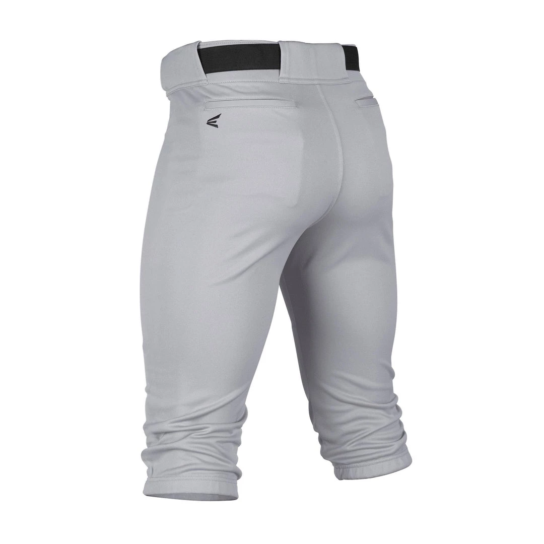 Easton Rival+ Knicker Baseball Pant - Gray 4 Easton Rival+ Knicker Baseball Pant - Gray