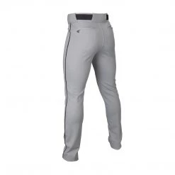 Easton Youth Rival+ Piped Baseball Pants - Gray Black