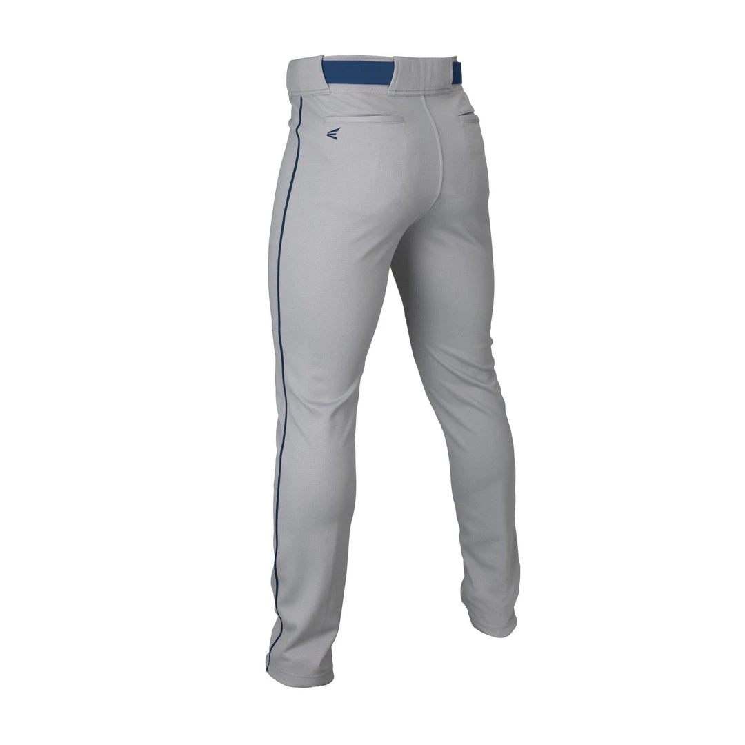 Easton Youth Rival+ Piped Baseball Pants - Gray Navy 4 Easton Youth Rival+ Piped Baseball Pants - Gray Navy