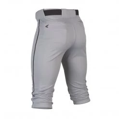 Easton Rival+ Piped Youth Knicker Baseball Pant - Gray Black