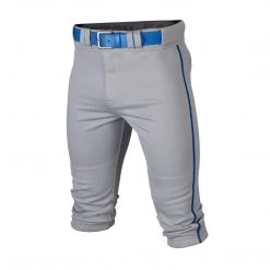 Easton Rival+ Piped Youth Kniccker Baseball Pant - Gray Royal