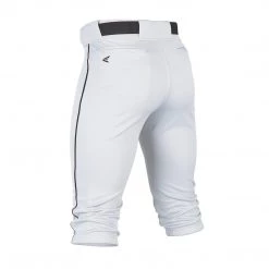 Easton Rival+ Piped Youth Knicker Baseball Pant - White Black