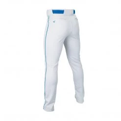 Easton Adult Rival+ Piped Baseball Pants - White Royal
