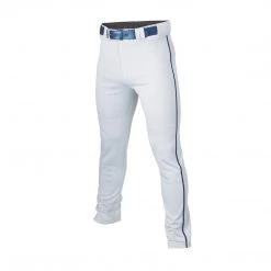 Easton Adult Rival+ Piped Baseball Pants - White Navy