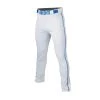 Easton Youth Rival+ Piped Baseball Pants - White Royal 1 Easton Youth Rival+ Piped Baseball Pants - White Royal
