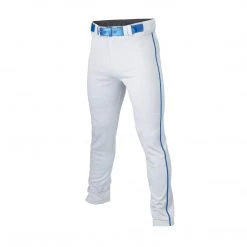 Easton Youth Rival+ Piped Baseball Pants - White Royal