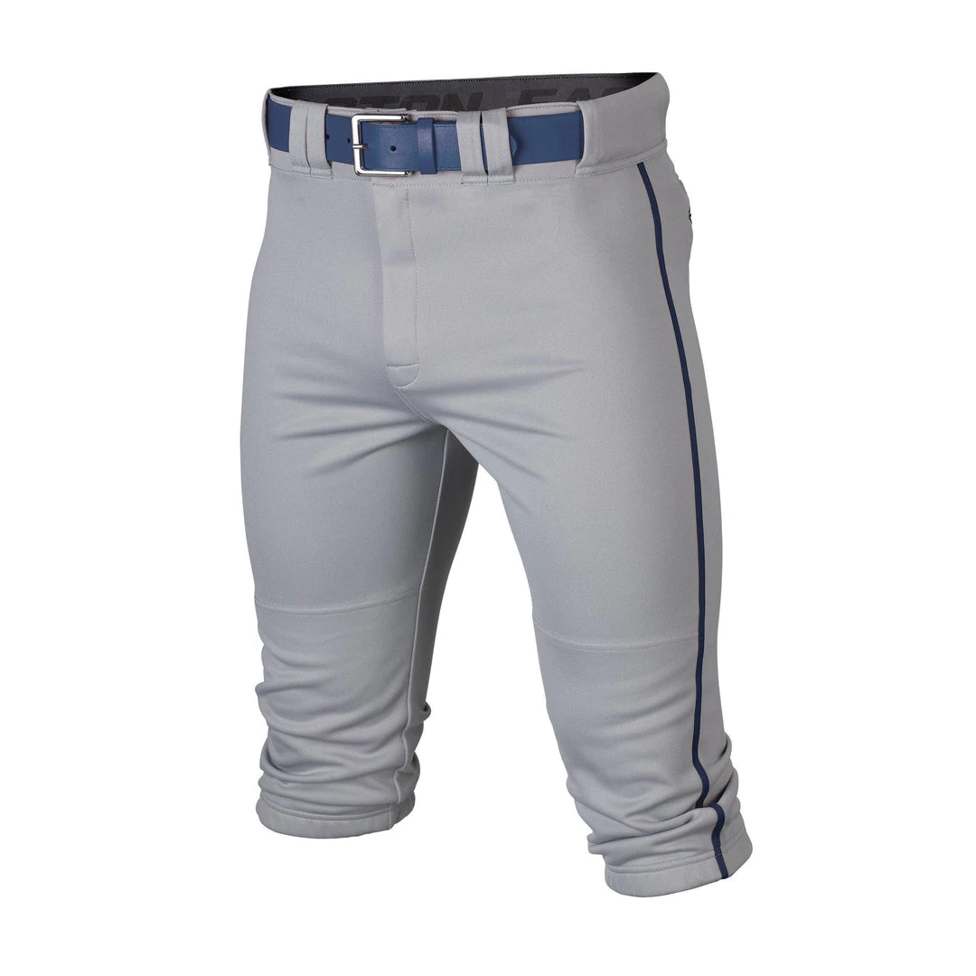 Easton Rival+ Piped Knicker Baseball Pant - Gray Navy 3 Easton Rival+ Piped Knicker Baseball Pant - Gray Navy