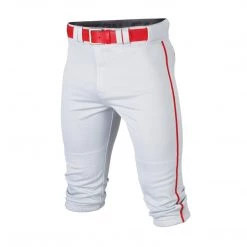 Easton Rival+ Piped Youth Kniccker Baseball Pant - White Red
