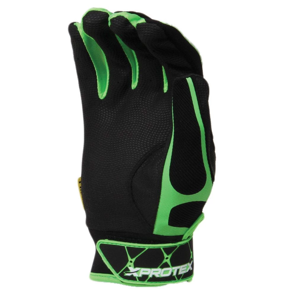 Diamond XProtex Raykr Batting Glove - Black Green 5 Diamond XProtex Raykr Batting Glove - Black Green