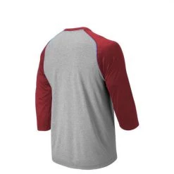 New Balance NB Raglan Baseball Top - Red