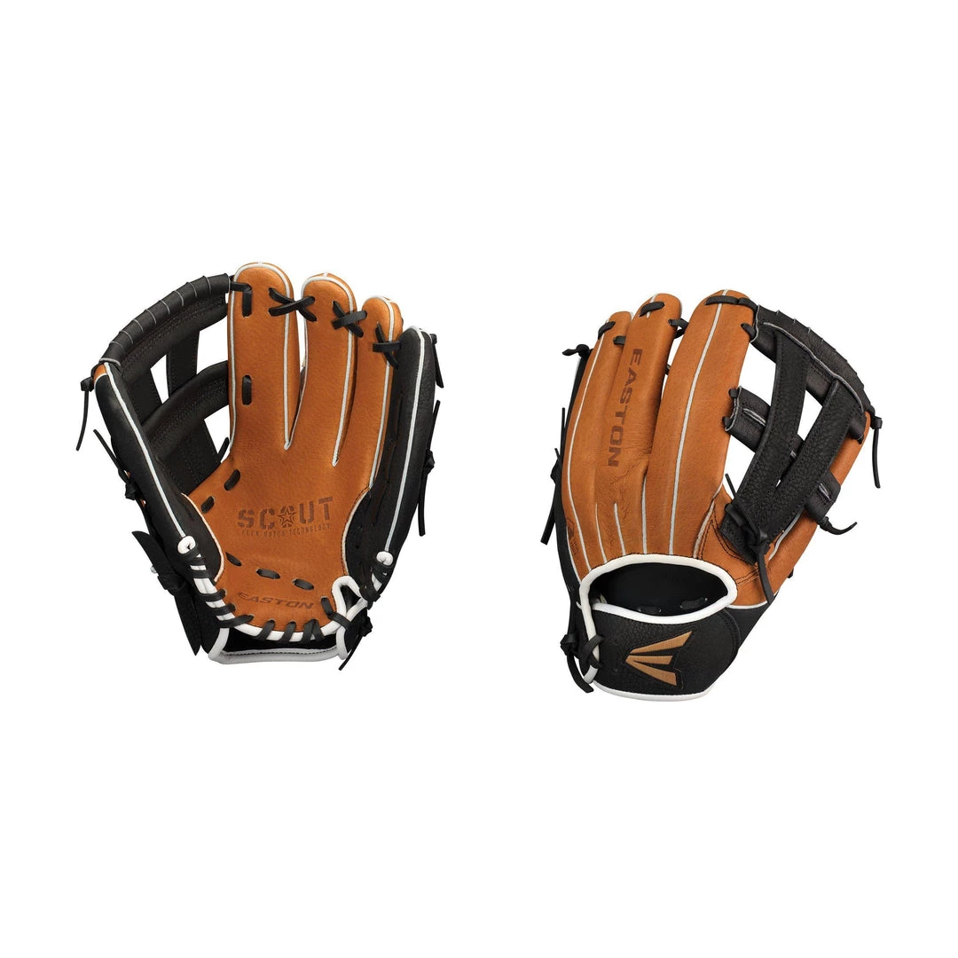 Baseball Easton Scout Flex Youth 10.50" Utility Glove - Tan Black 5 Baseball Easton Scout Flex Youth 10.50" Utility Glove - Tan Black