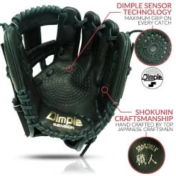 Baseball SSK Black Line Spiral I-Web Dimple 11.50