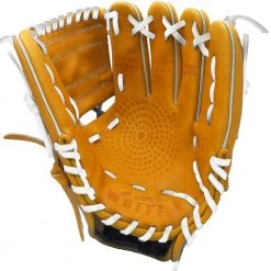 SSK White Line One Piece Web 11.25" Infield Glove Dimple - Camel White