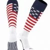 Twin City TCK Stars And Stripes Knee High Socks - Red White Blue