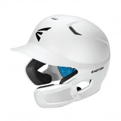 Baseball Easton Z5 2.0 Solid Batting Helmet With Universal Jaw Guard - White