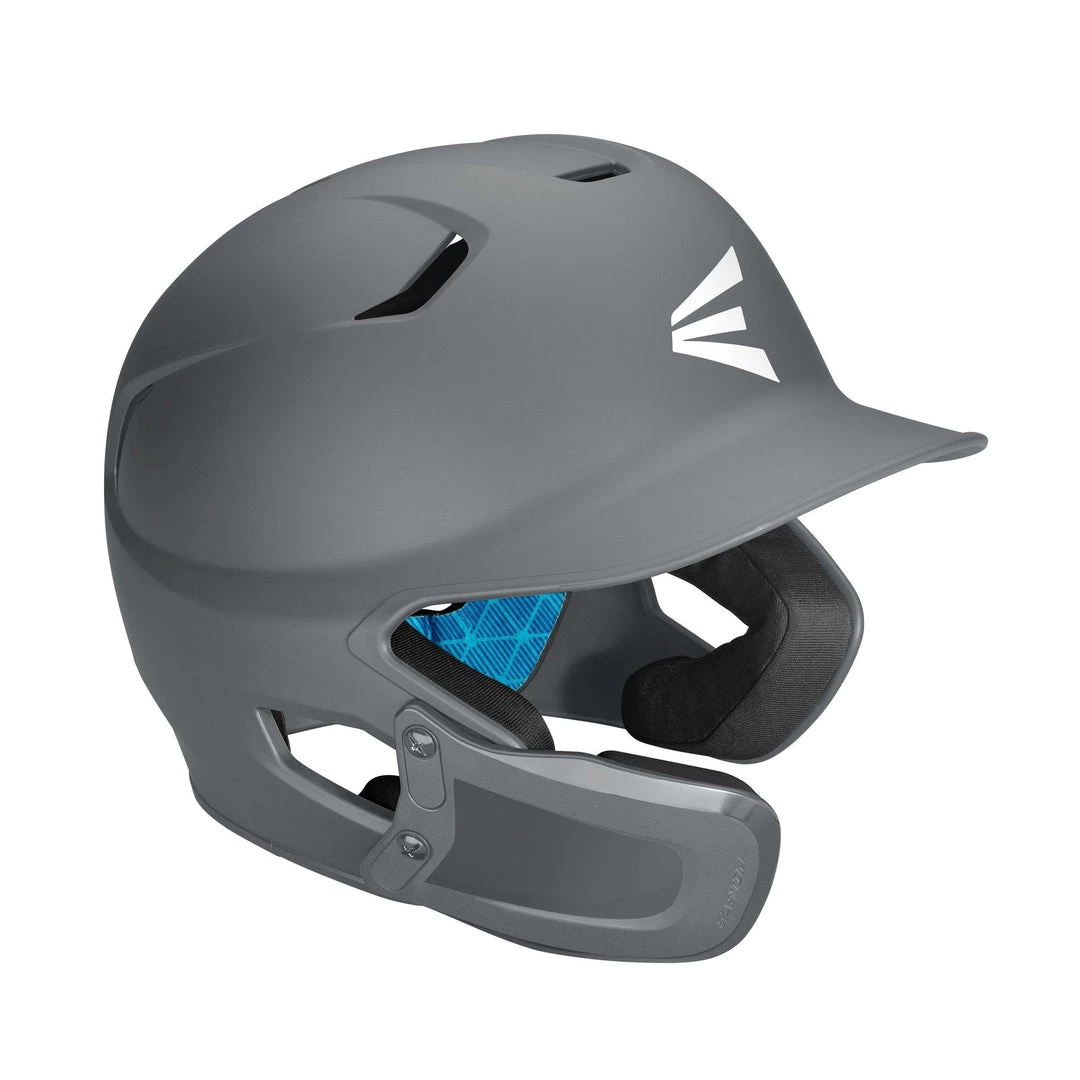 Easton Z5 2.0 Solid Batting Helmet With Universal Jaw Guard - Charcoal 4 Easton Z5 2.0 Solid Batting Helmet With Universal Jaw Guard - Charcoal
