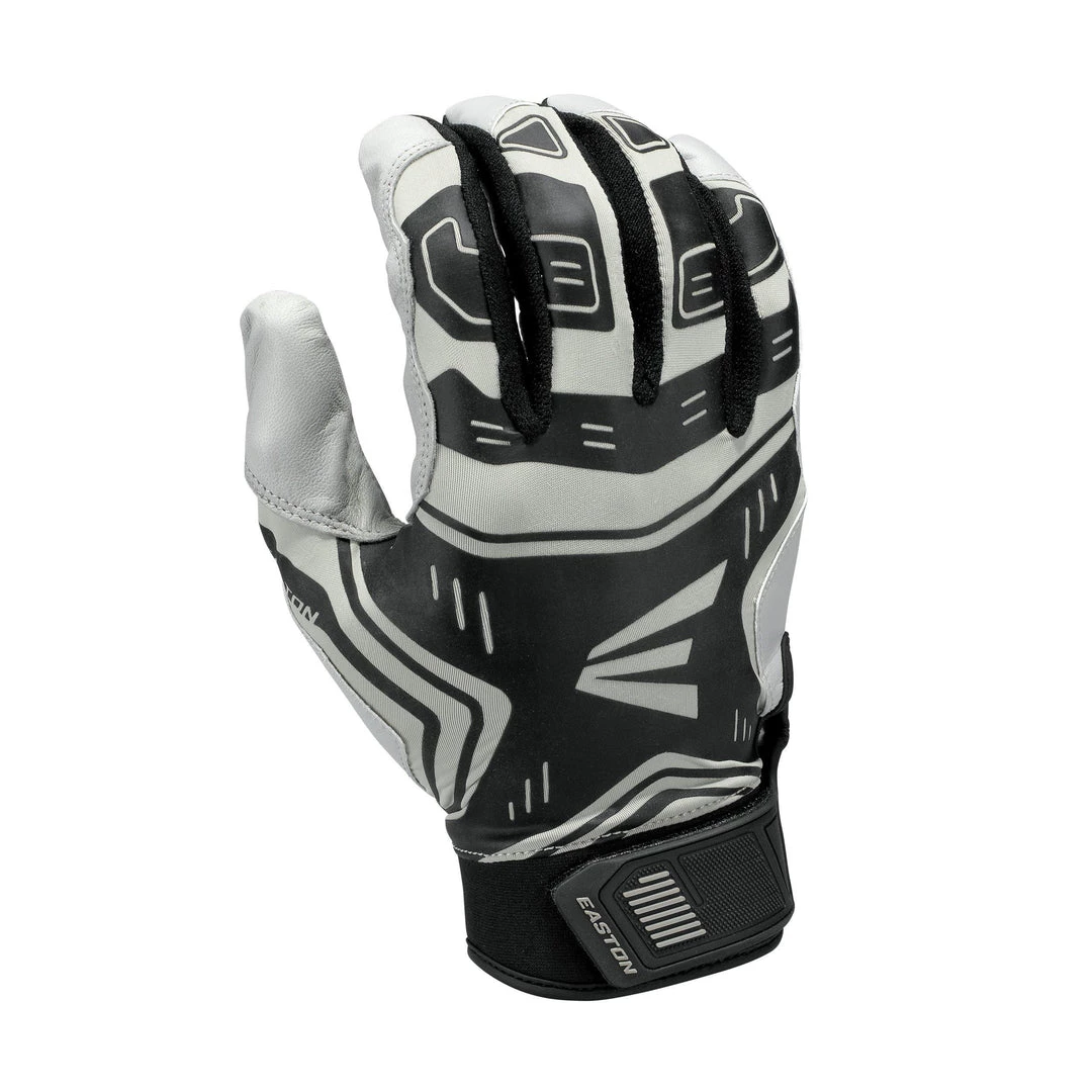 Easton VRS Power Boost Batting Gloves - Gray Black 3 Easton VRS Power Boost Batting Gloves - Gray Black