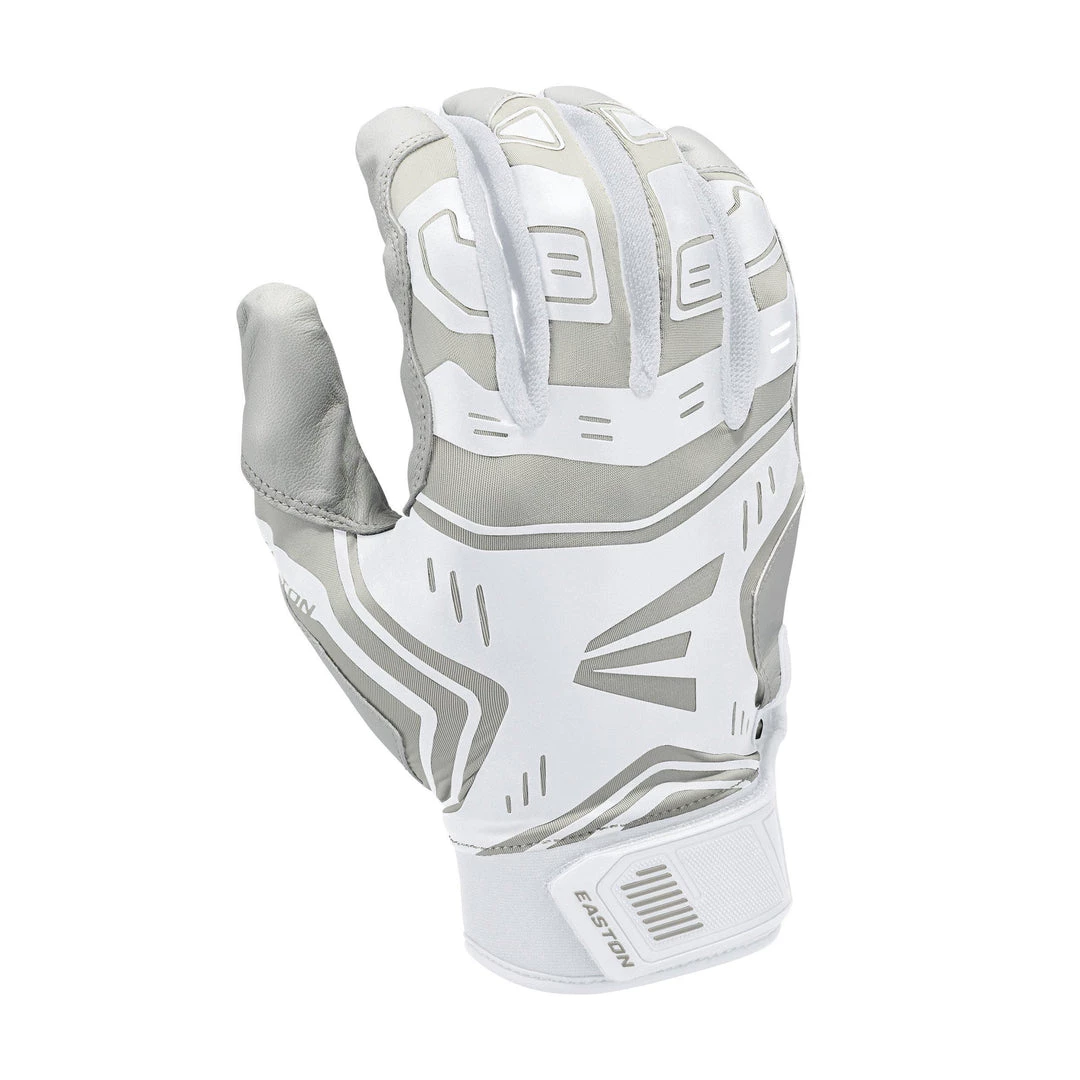 Easton VRS Power Boost Batting Gloves - Gray White 3 Easton VRS Power Boost Batting Gloves - Gray White