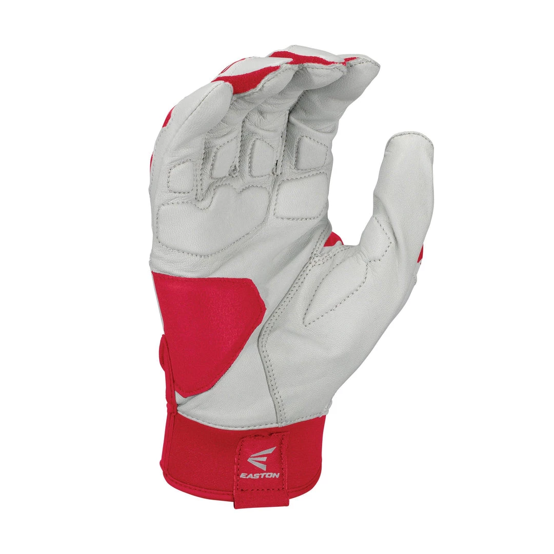 Easton VRS Power Boost Batting Gloves - Gray Red Baseball 4 Easton VRS Power Boost Batting Gloves - Gray Red Baseball