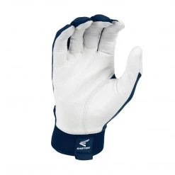 Easton Walk-Off Youth Batting Gloves - White Navy