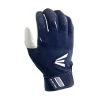 Easton Walk-Off Adult Batting Gloves - White Navy