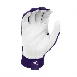 Easton Walk-Off Adult Batting Gloves - White Purple