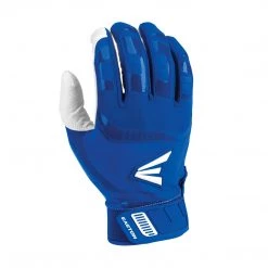 Easton Walk-Off Youth Batting Gloves - White Royal