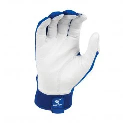 Easton Walk-Off Youth Batting Gloves - White Royal