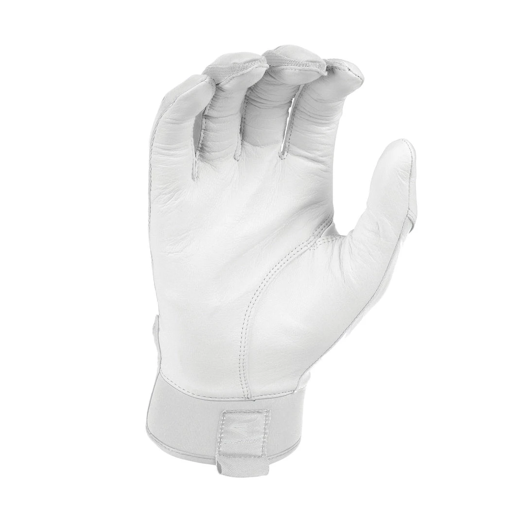 Easton Walk-Off Adult Batting Gloves - White 4 Easton Walk-Off Adult Batting Gloves - White