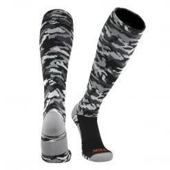 Twin City TCK Woodland Camo Knee High Socks - Black Camo