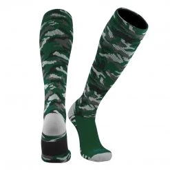 Twin City TCK Woodland Camo Knee High Socks - Dark Green Camo