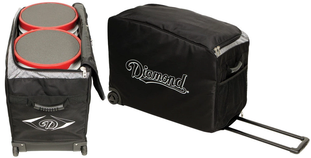 Diamond Wheeled Bucket Bag - Black 3 Diamond Wheeled Bucket Bag - Black