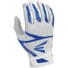 Batting Gloves Easton Z10 Hyperskin Batting Glove - White Royal
