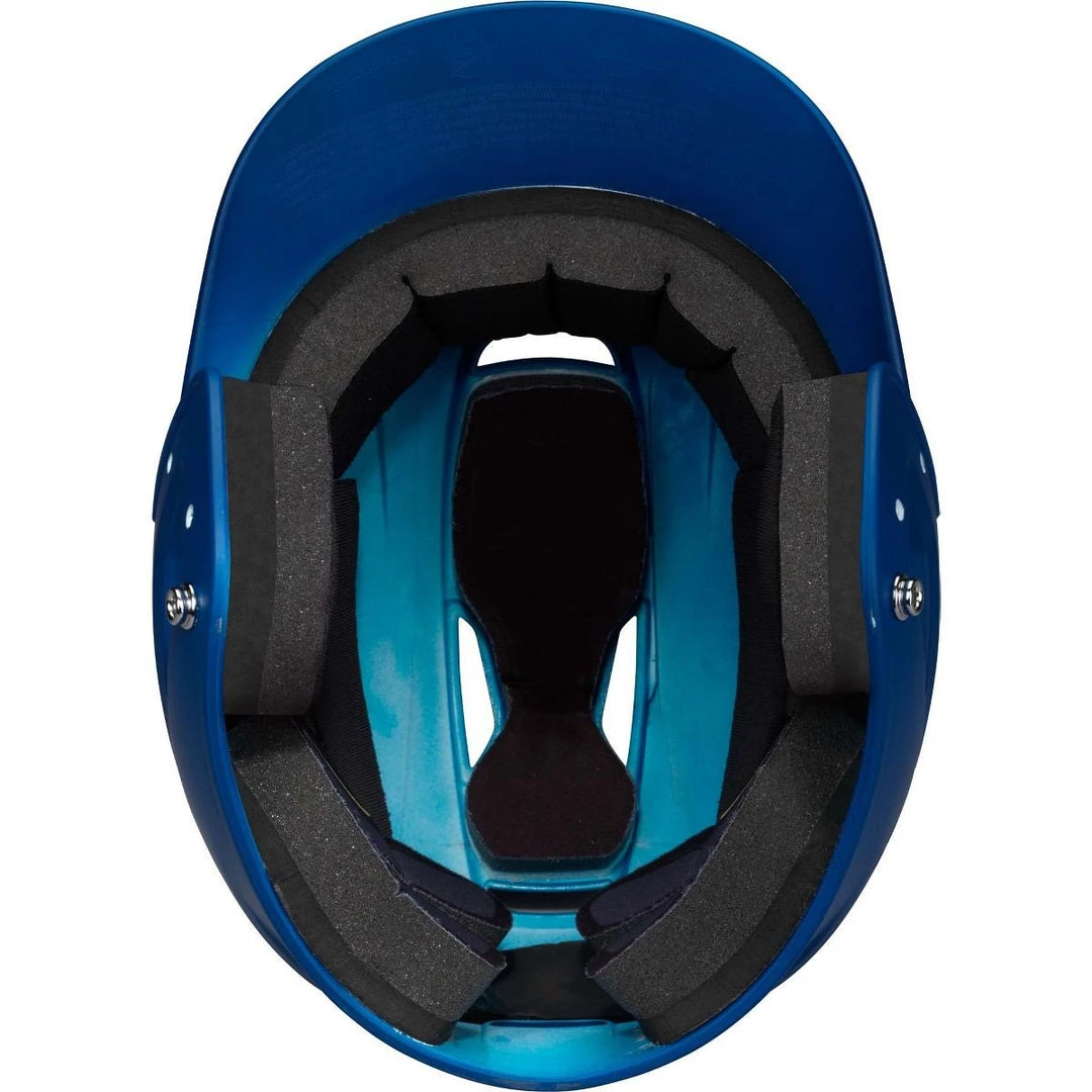 Easton Z5 Solid Batting Helmet With Baseball Facemask - Scarlet Red