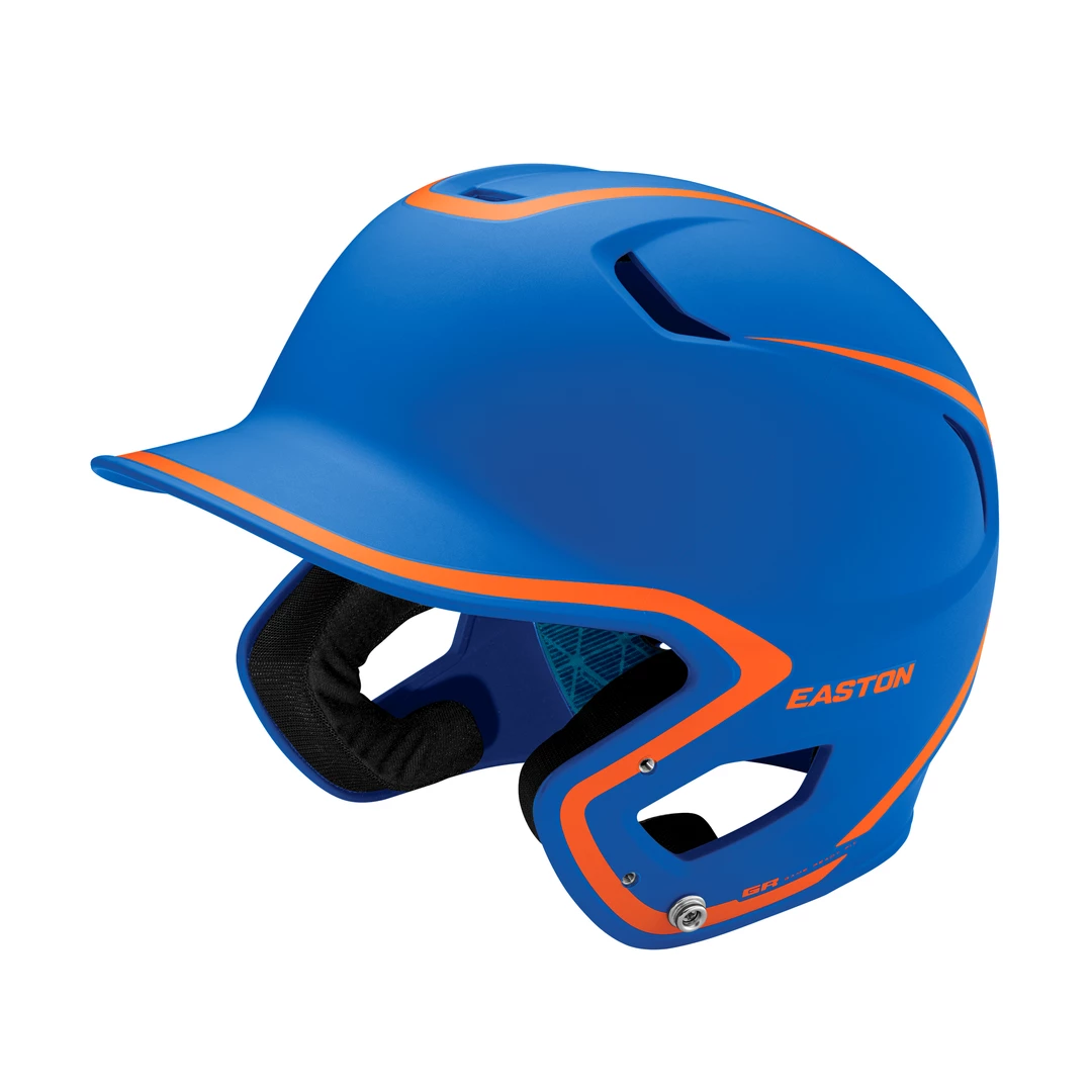 Easton Z5 2.0 Matte Two-Tone Batting Helmet - Royal Orange 3 Easton Z5 2.0 Matte Two-Tone Batting Helmet - Royal Orange