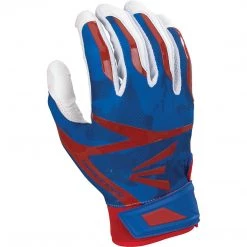 Easton Z7 Hyperskin Batting Gloves - Red Royal Camo