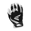 Easton ZF7 VRS Hyperskin Fastpitch Batting Gloves - White Black
