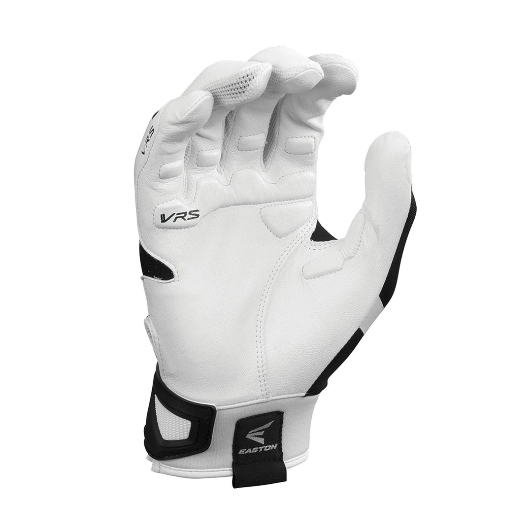 Easton ZF7 VRS Hyperskin Fastpitch Batting Gloves - White Black 4 Easton ZF7 VRS Hyperskin Fastpitch Batting Gloves - White Black