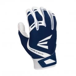 Easton ZF7 VRS Hyperskin Fastpitch Batting Gloves - White Navy