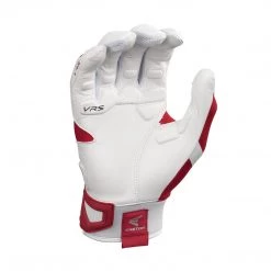 Easton ZF7 VRS Hyperskin Fastpitch Batting Gloves - White Red